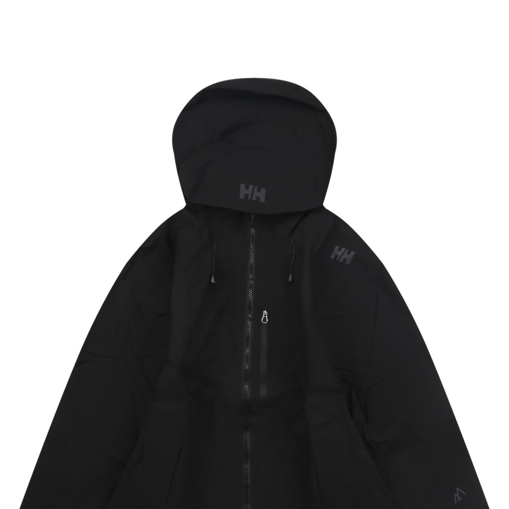 Helly Hansen ODIN side zip hooded softshell jacket four way stretch grid fleece lining articulated sleeves outdoor shell sizes S-3XL