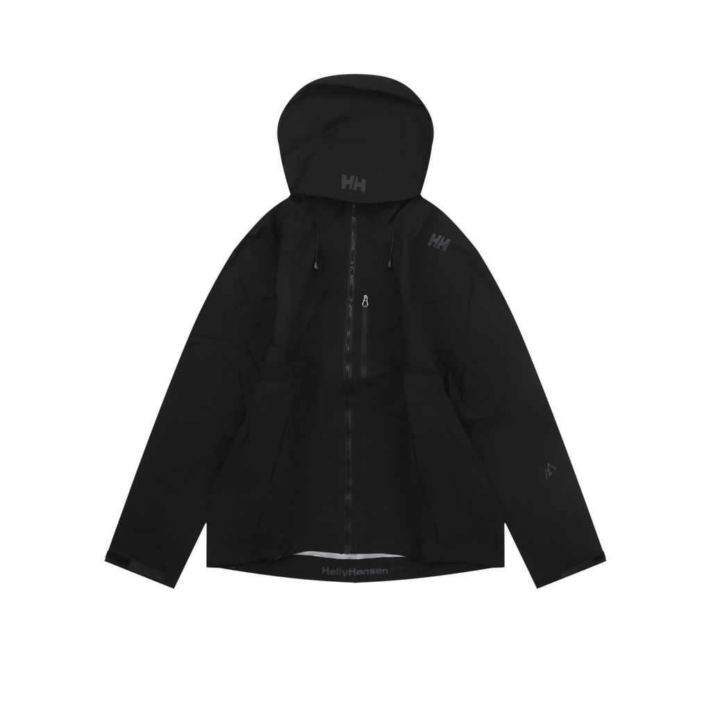 Helly Hansen ODIN side zip hooded softshell jacket four way stretch grid fleece lining articulated sleeves outdoor shell sizes S-3XL