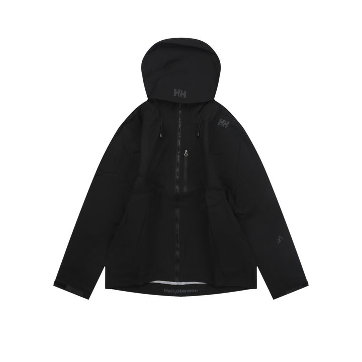 Helly Hansen ODIN side zip hooded softshell jacket four way stretch grid fleece lining articulated sleeves outdoor shell sizes S-3XL