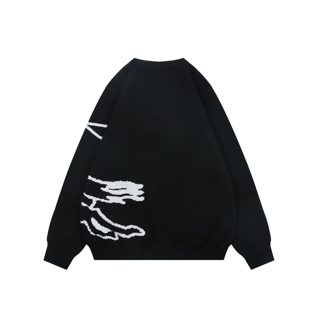 Burberry line Equestrian Knight crew neck sweater blended knit relaxed fit computerized flat knit pullover sizes S-XL
