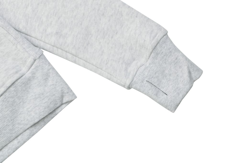 Scuba fitted yoga hooded jacket light grey gold label brushed cotton blend full zip activewear contoured waist ribbed side panels thumbholes sizes 4-10