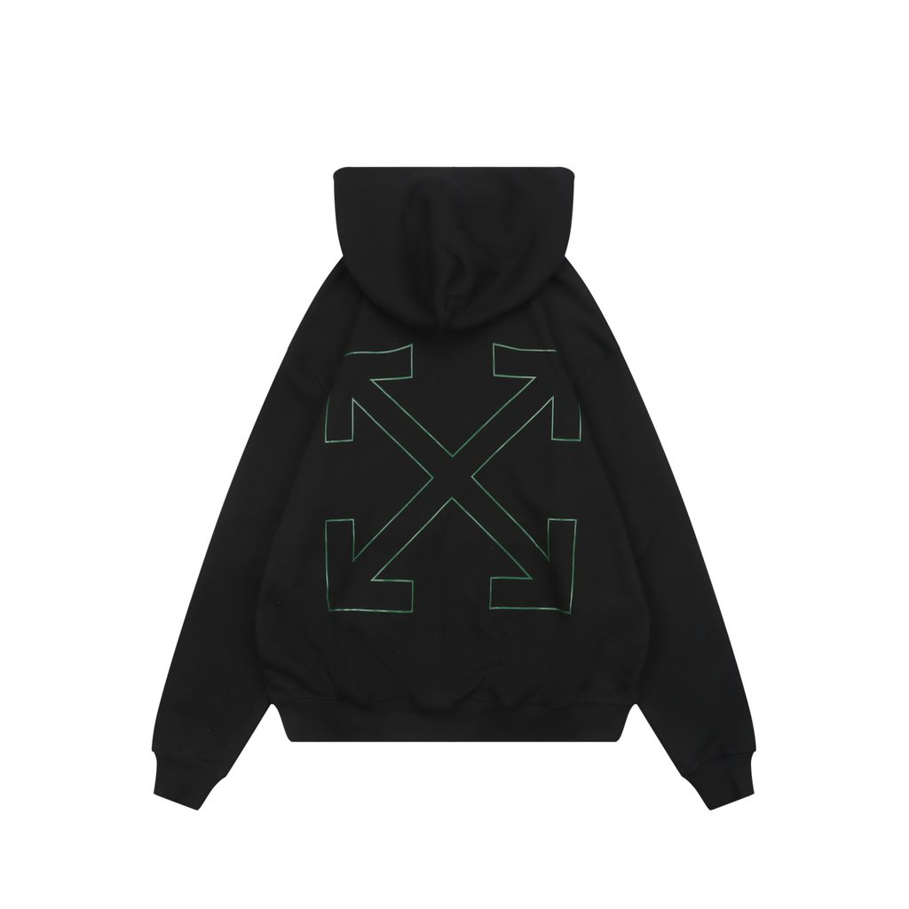 Off White crocodile dollar print hoodie 400g cotton loopback oversized pullover large hood drop shoulder Mimaki 8 screen graphic sizes XS-L