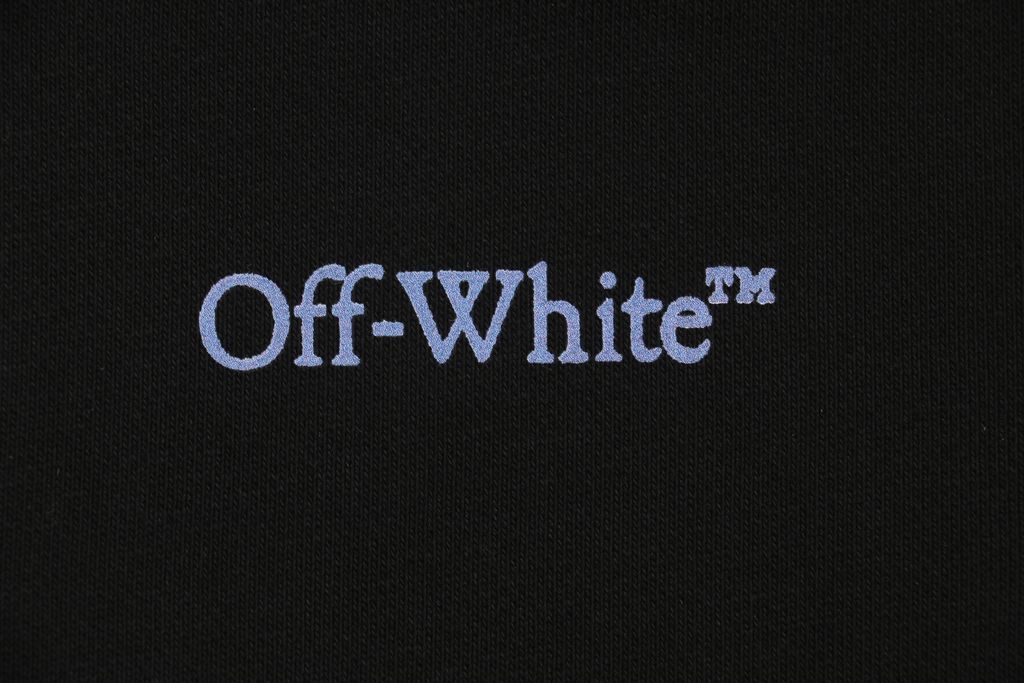 Off White portrait overlay Arrow print hoodie 400g cotton loopback fabric Mimaki graphic custom dyed ribbing pre shrunk pullover sizes XS-L