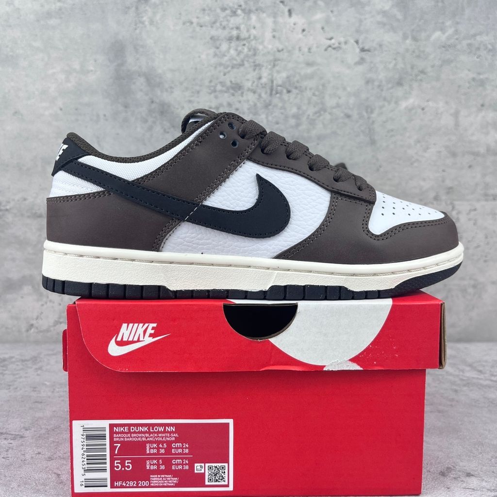 Nike Dunk Low Next Nature HF4292-200 Baroque Brown White Black Sneakers