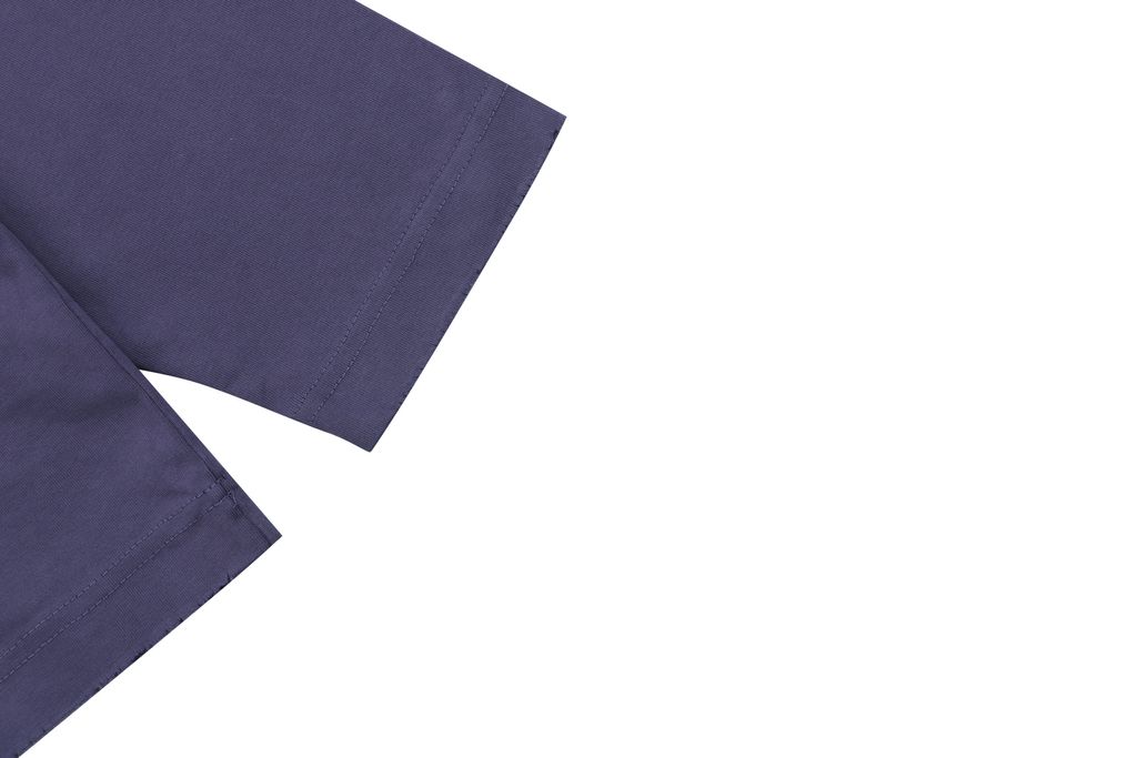 Balenciaga smoke ring letter long sleeve T-shirt purple 230g combed cotton custom dyed relaxed fit ribbed crew neck washed streetwear tee sizes S-XL