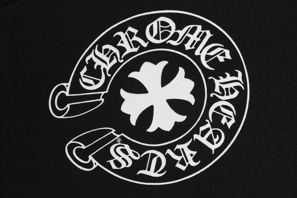 Chrome Hearts Gothic cross Sanskrit multi row print zip hoodie 420-500g heavyweight cotton fleece sword head zipper relaxed drop shoulder streetwear jacket sizes S-XL