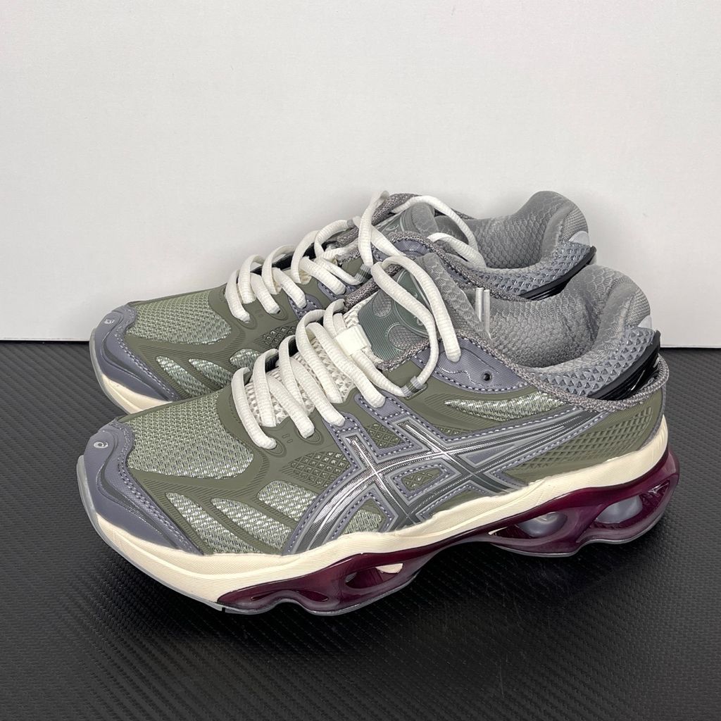 ASICS GEL-KINETIC 2.0 1203A678-300 Lichen Green Beniimo Purple Sneakers