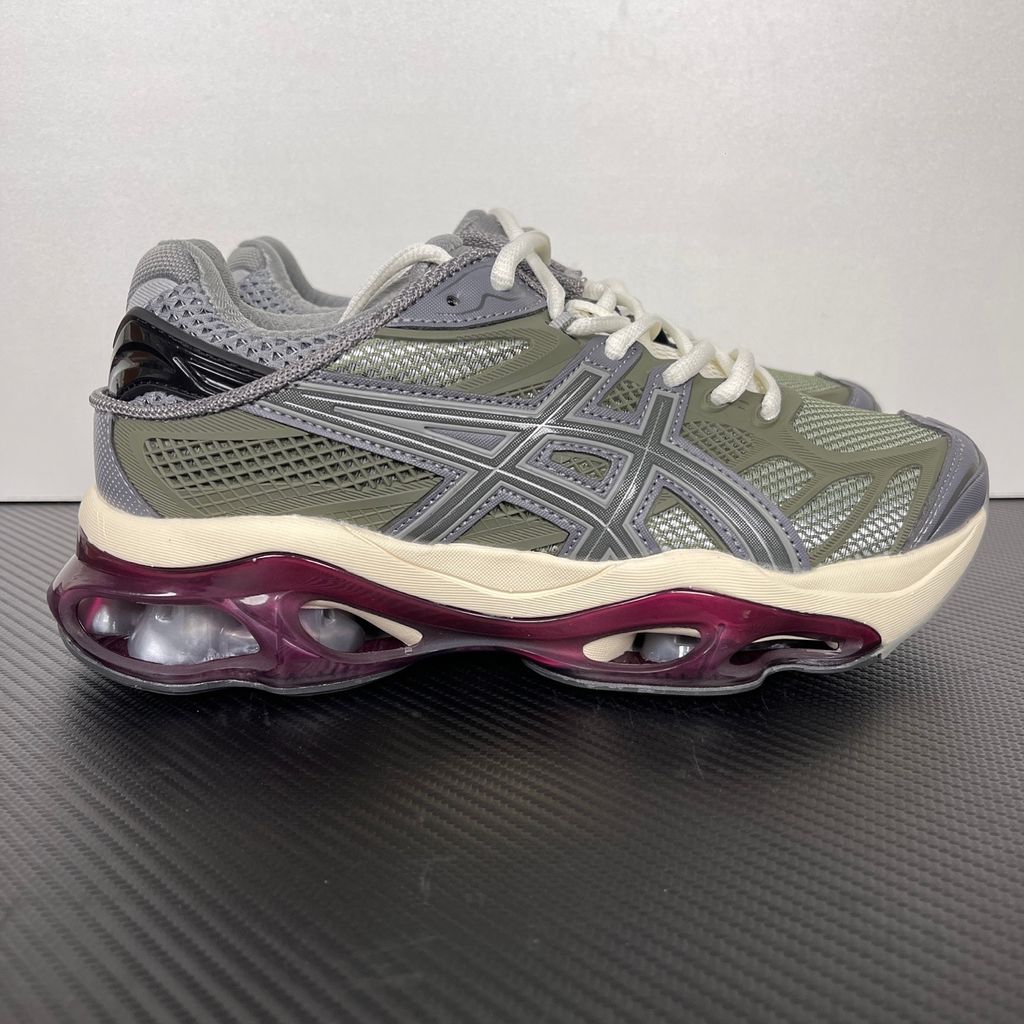 ASICS GEL-KINETIC 2.0 1203A678-300 Lichen Green Beniimo Purple Sneakers