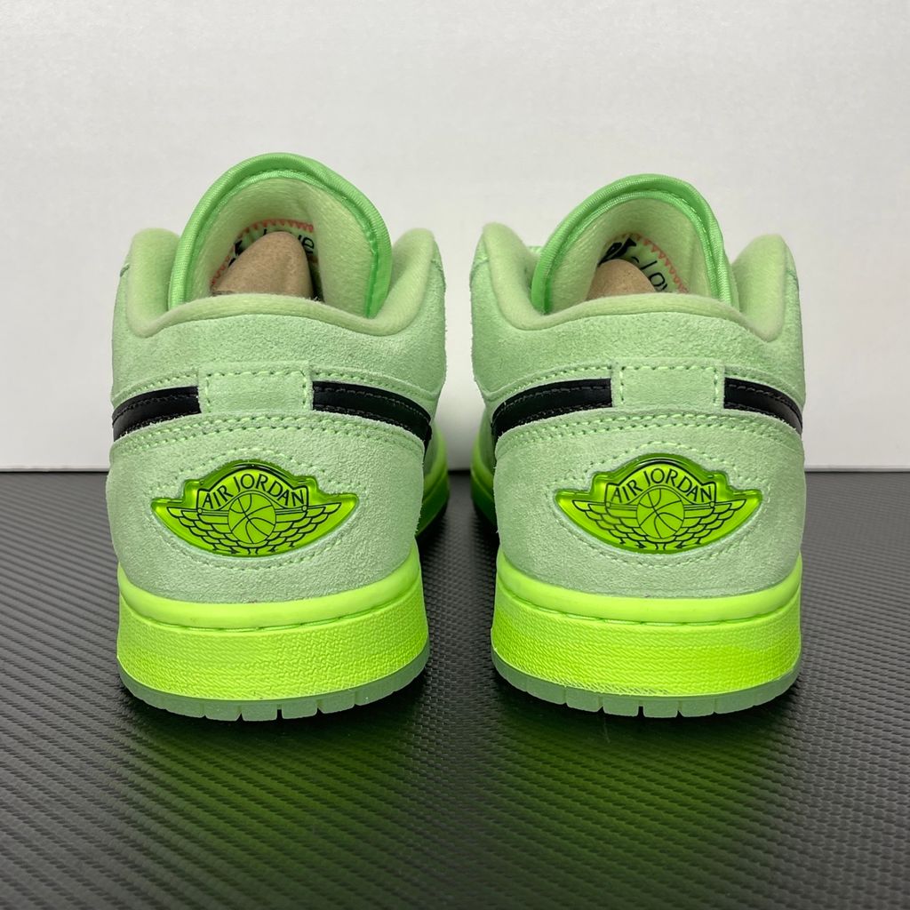 Air Jordan 1 Low SE IV6501-337 Lime Blast Anthracite Green Sneakers