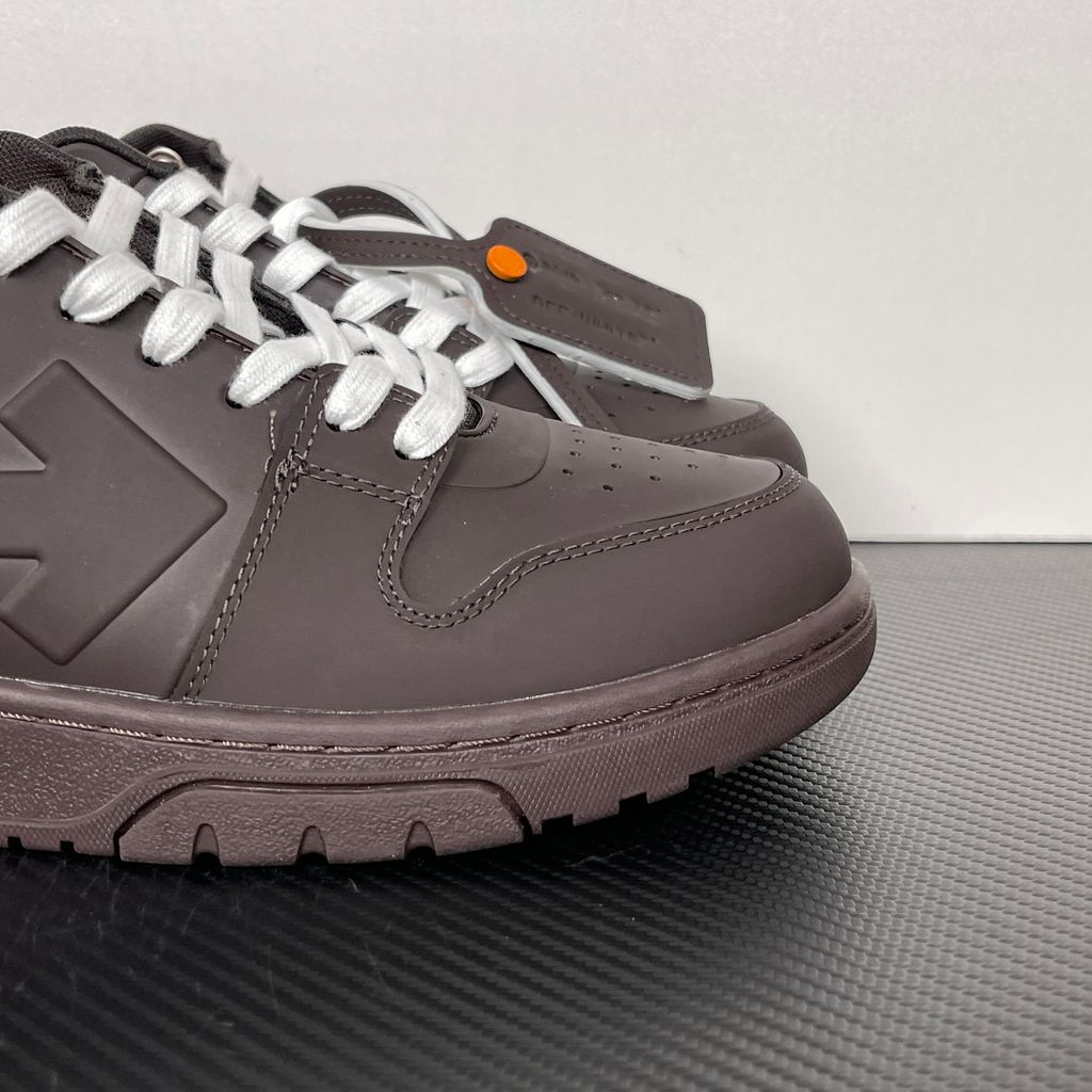 Off-White Out Of Office OMIA189S26MAT0016G20 Brown Men's Sneakers