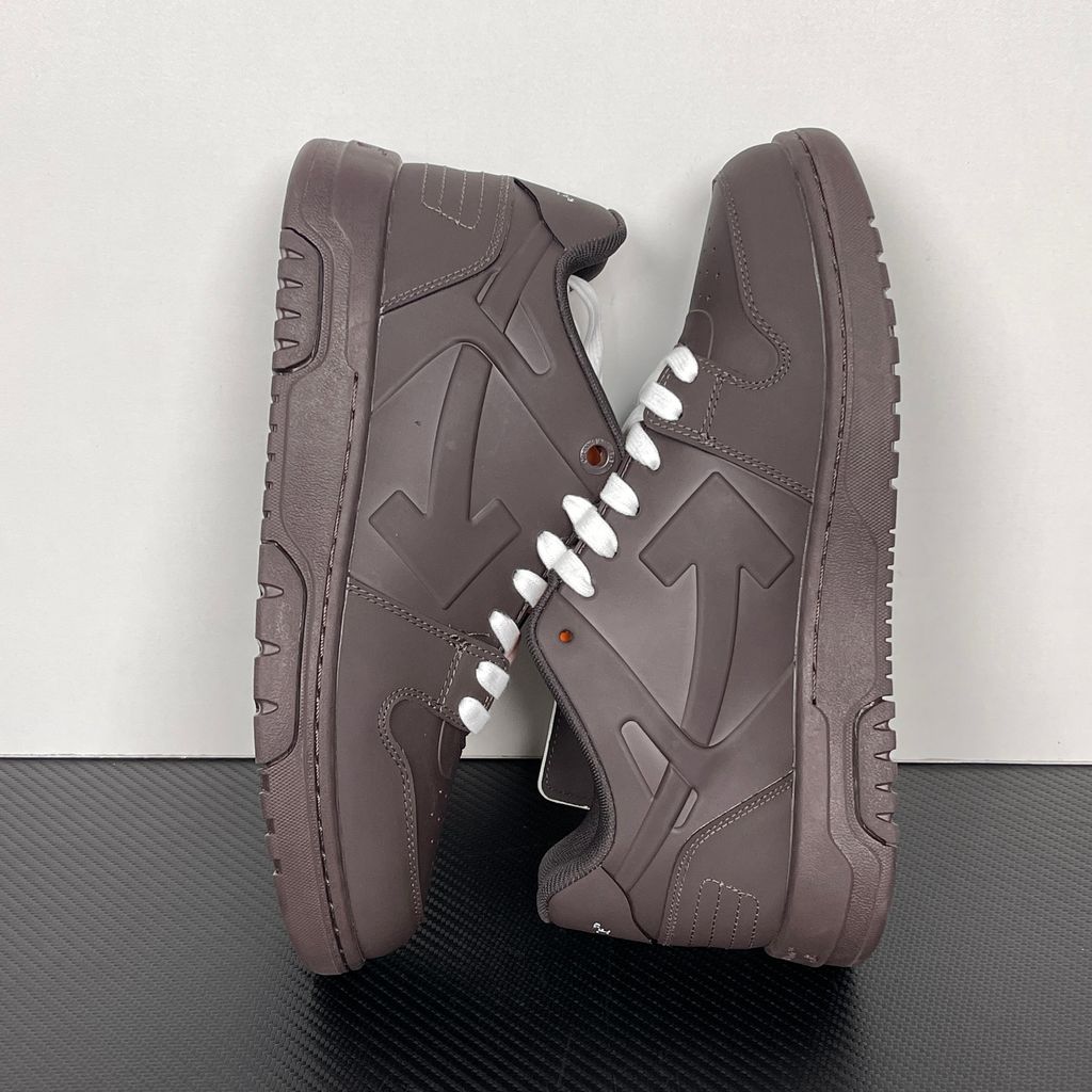 Off-White Out Of Office OMIA189S26MAT0016G20 Brown Men's Sneakers