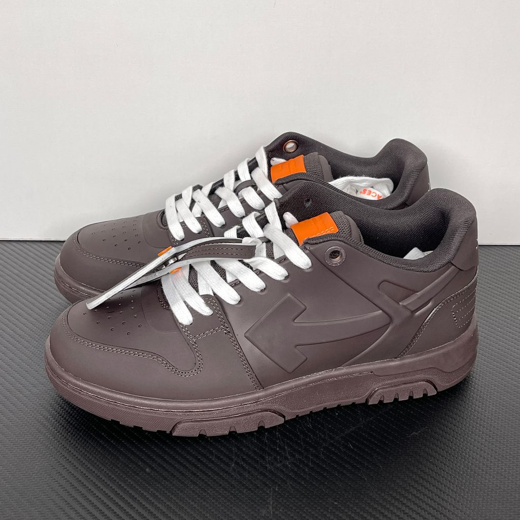 Off-White Out Of Office OMIA189S26MAT0016G20 Brown Men's Sneakers