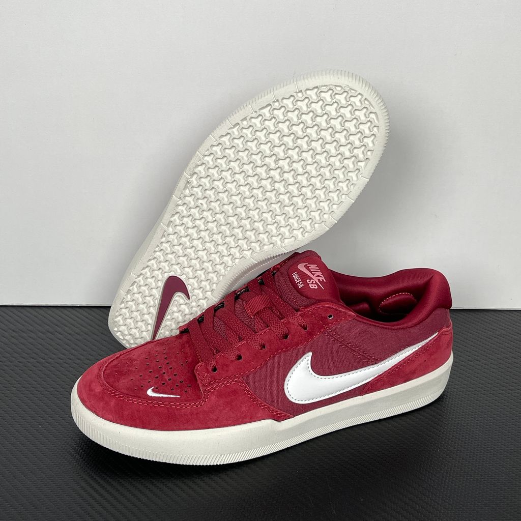 Nike SB Force 58 CZ2959-601 Burgundy White Skate Shoes