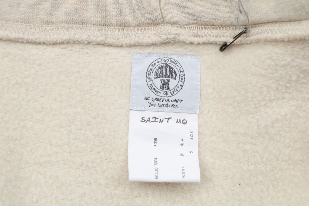 Saint Michael Simpsons graffiti all over print hoodie 56 screen print hand distressed vintage wash ripped hole details relaxed drop shoulder unisex sweatshirt sizes S-XL