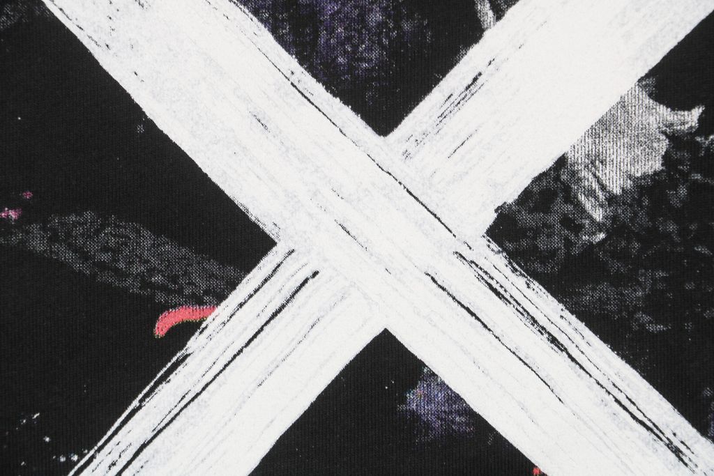 Off White starry fireworks splatter Arrow zip jacket 420g cotton French terry 8 screen layered print raised thick plate graphic washed streetwear outerwear sizes XS-L