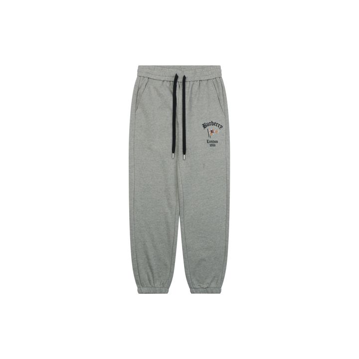 Burberry check flag print sweatpants 400g double ply French terry digital direct print relaxed heavyweight streetwear long pants sizes L-3XL