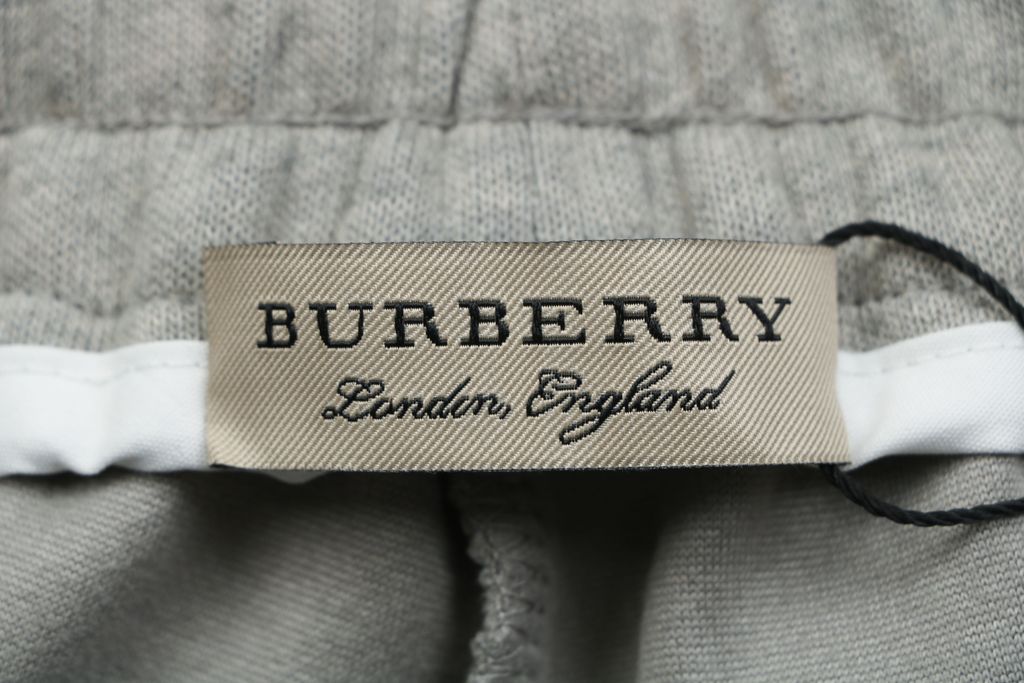 Burberry check flag print sweatpants 400g double ply French terry digital direct print relaxed heavyweight streetwear long pants sizes L-3XL
