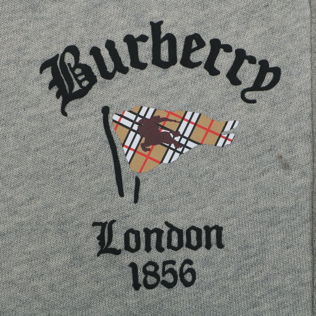 Burberry check flag print sweatpants 400g double ply French terry digital direct print relaxed heavyweight streetwear long pants sizes L-3XL