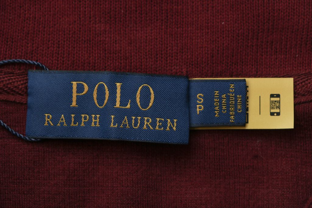 Ralph Lauren color Pony embroidered half zip sweatshirt red soft fleece feel fabric plaid twill collar trim precision embroidery pullover sizes S-XL