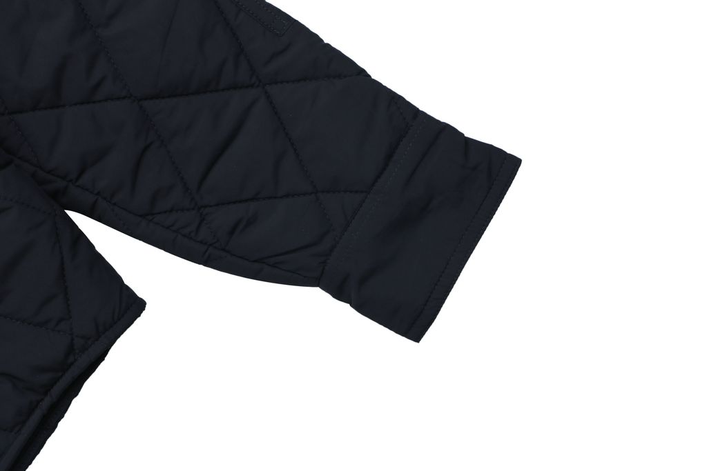 Ralph Lauren YU01 diamond quilted jacket vintage workwear padded coat corduroy collar custom metal buttons structured H line silhouette sizes S-XL