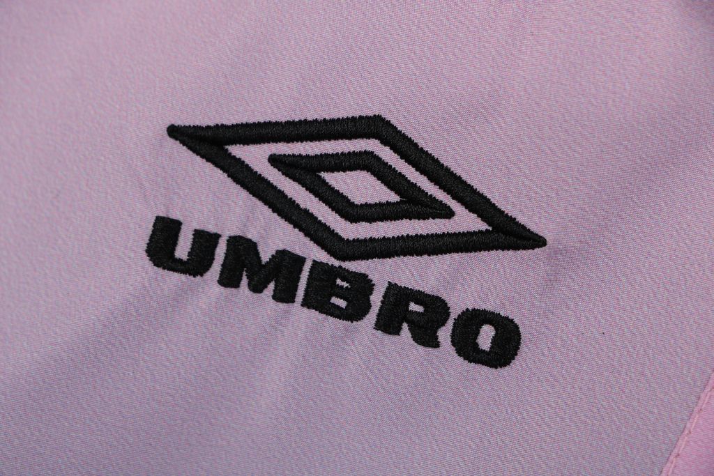 Supreme gradient track pants pink custom technical gradient fabric breathable mesh lining micro wrinkle texture multi panel unisex sports pants sizes S-XL