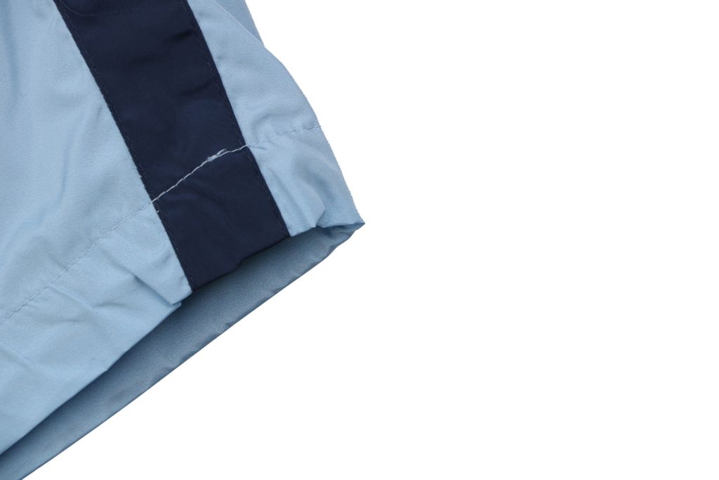 Supreme gradient track pants blue custom technical gradient fabric breathable mesh lining micro wrinkle texture multi panel unisex sports pants sizes S-XL