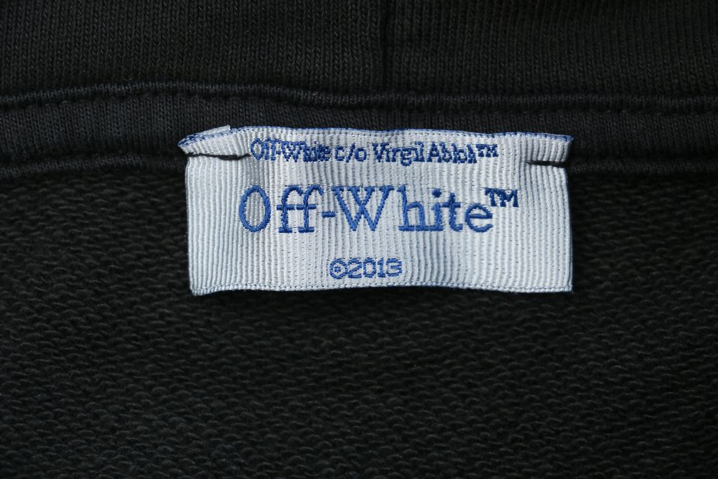Off-White Saint Matthew Martyrdom print hoodie 400g 100 percent cotton French terry Mimaki graphic print washed pullover hoodie woven neck label sizes XS-L