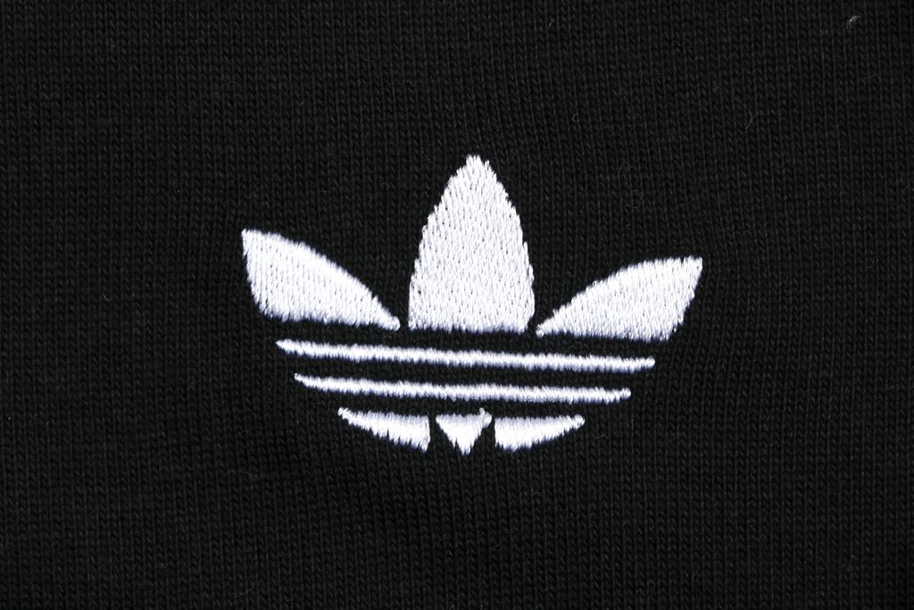 adidas KE3576 Trefoil embroidered long sleeve polo shirt heavyweight 100 percent combed cotton contrast design tri color chest logo relaxed unisex top sizes S-XL