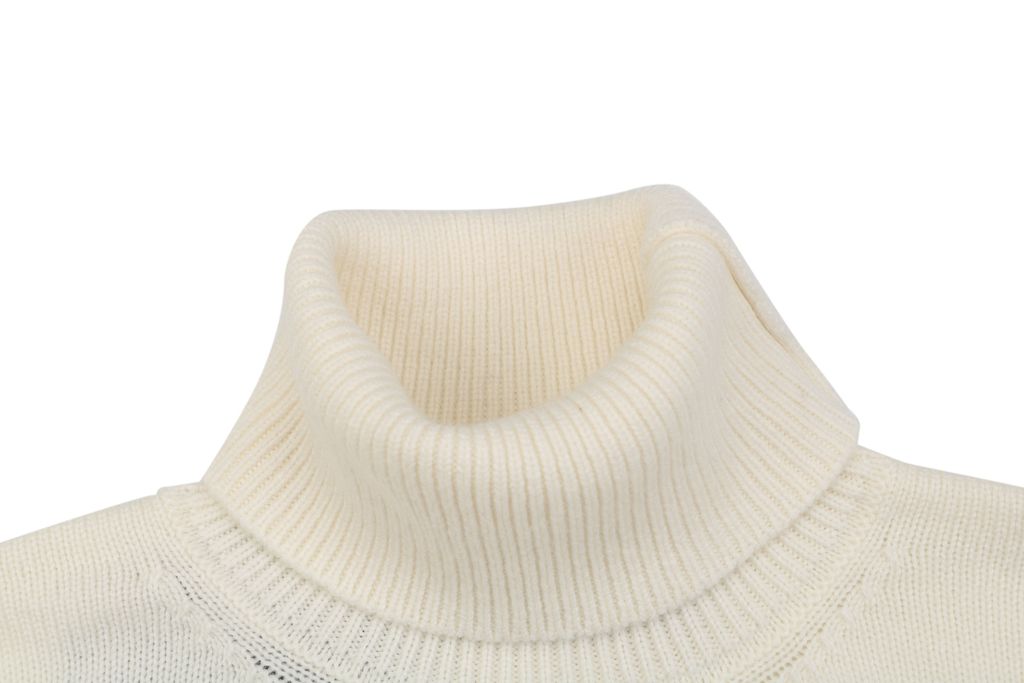 Louis Vuitton pocket leather patch high neck sweater 100 percent cotton knit soft lambskin printed logo detail garment washed knit pullover sizes S-XL