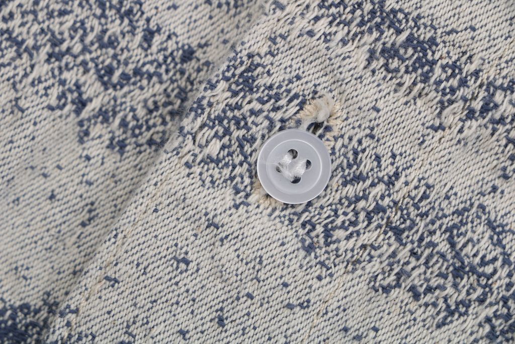 LOEWE pocket flower logo stripe long sleeve shirt 450g 100 percent cotton jacquard embroidered detail custom buttons relaxed fit sizes 36 38 40 42