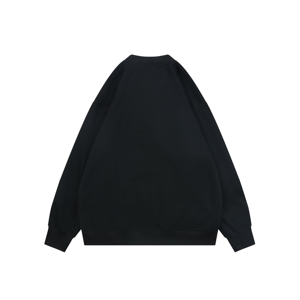 Alo puzzle letter print crew neck sweatshirt 400g double ply French terry digital direct print double washed relaxed fit sizes XS-L