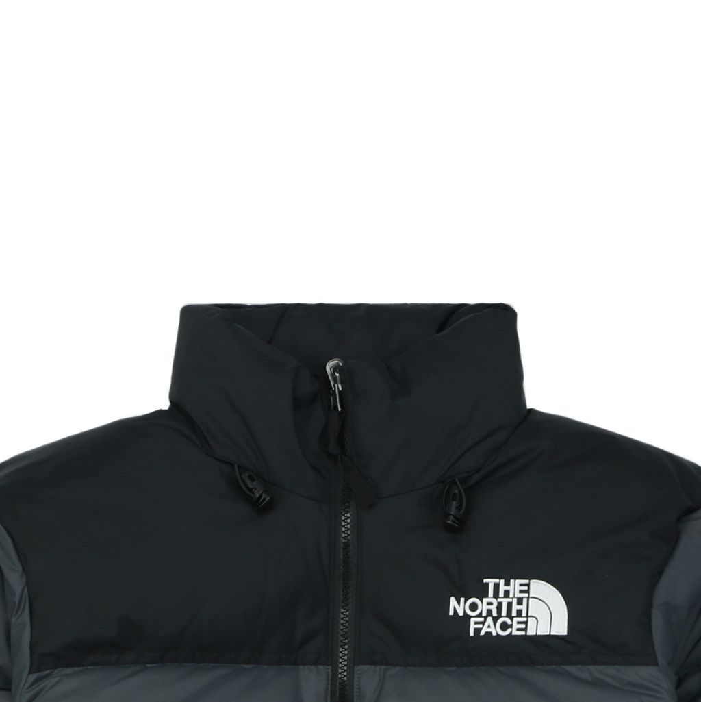 The North Face 1996 700 fill down jacket graphite grey 40D nylon water repellent windproof puffer 350g down fill YKK zipper sizes XS-XXL
