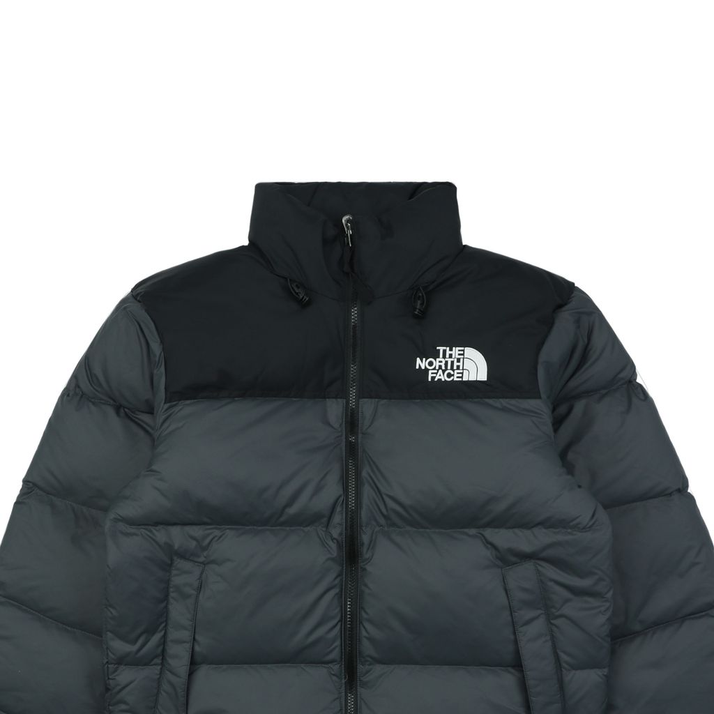 The North Face 1996 700 fill down jacket graphite grey 40D nylon water repellent windproof puffer 350g down fill YKK zipper sizes XS-XXL