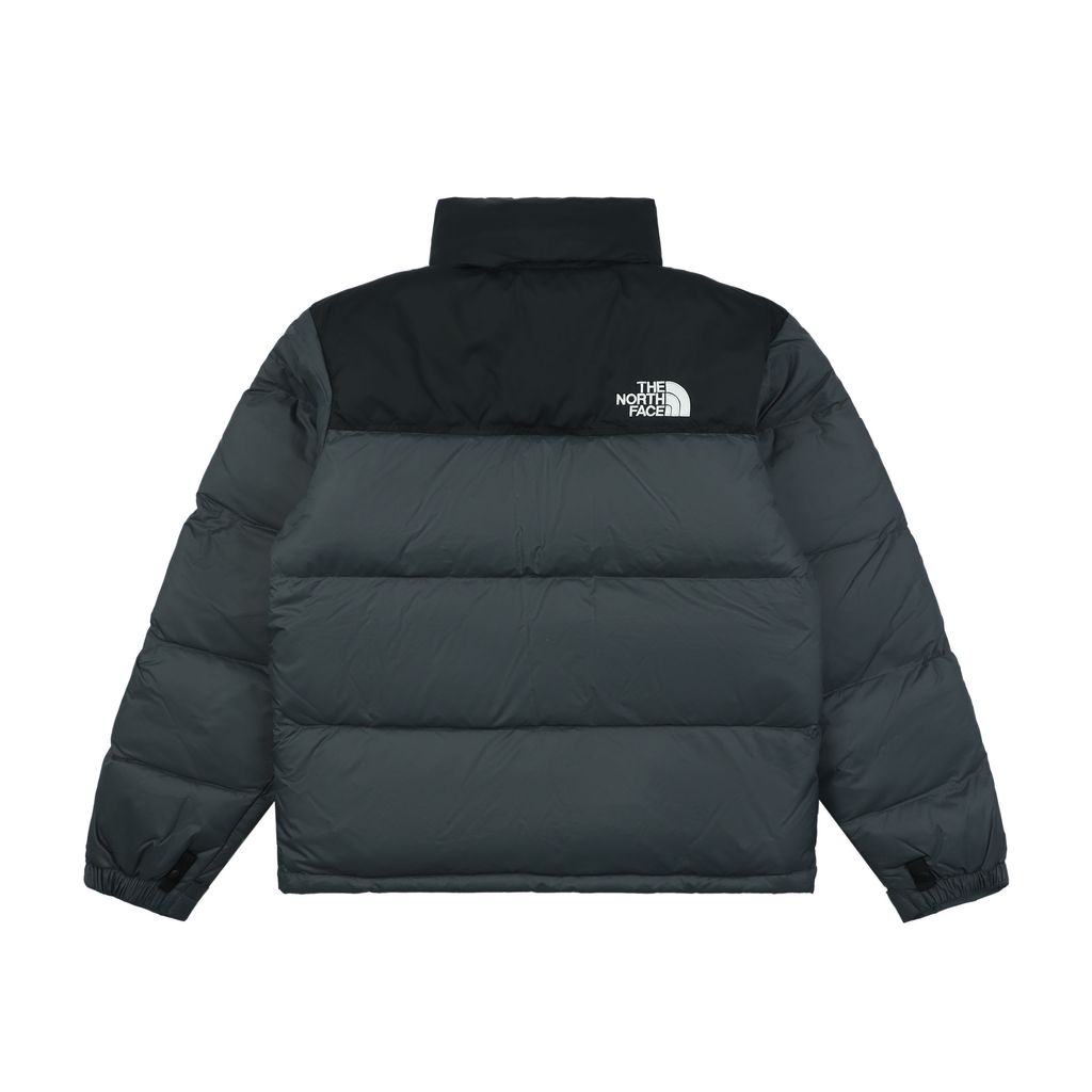 The North Face 1996 700 fill down jacket graphite grey 40D nylon water repellent windproof puffer 350g down fill YKK zipper sizes XS-XXL