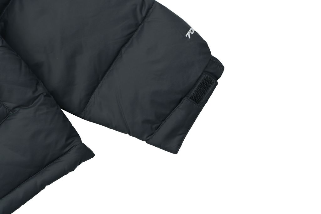The North Face 1996 700 fill down jacket graphite grey 40D nylon water repellent windproof puffer 350g down fill YKK zipper sizes XS-XXL
