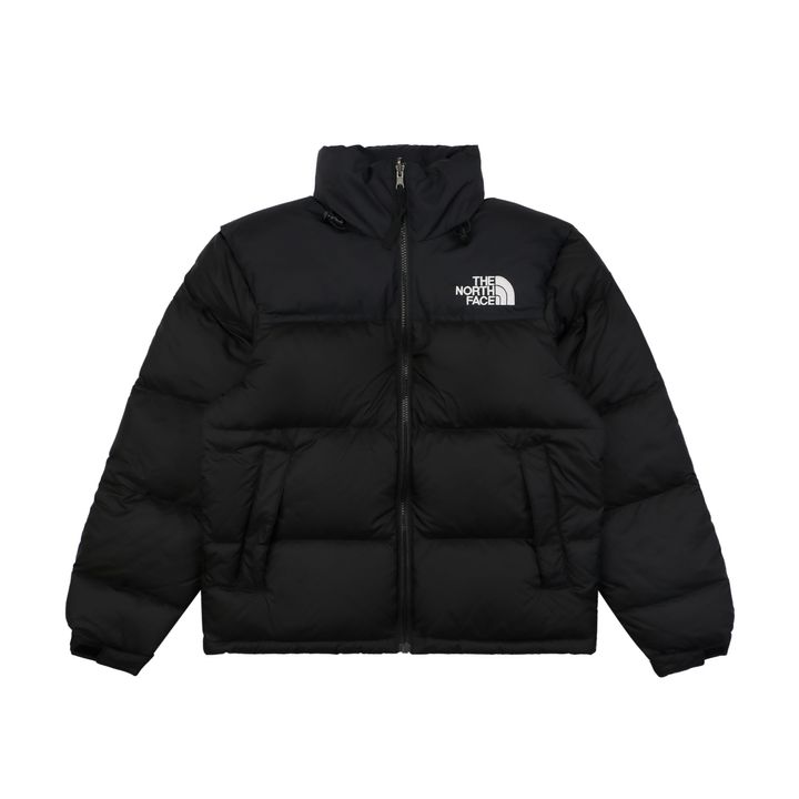The North Face 1996 700 fill down jacket black 40D nylon water repellent wind resistant puffer 350g down fill YKK zipper sizes XS-XXL