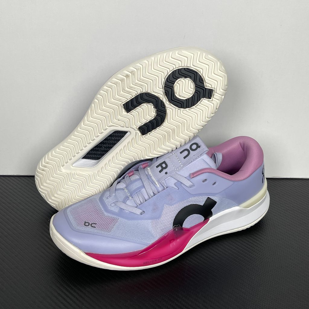 On THE ROGER Pro 3 Clay 3MG10804757 Thistle Pink Tennis Shoes