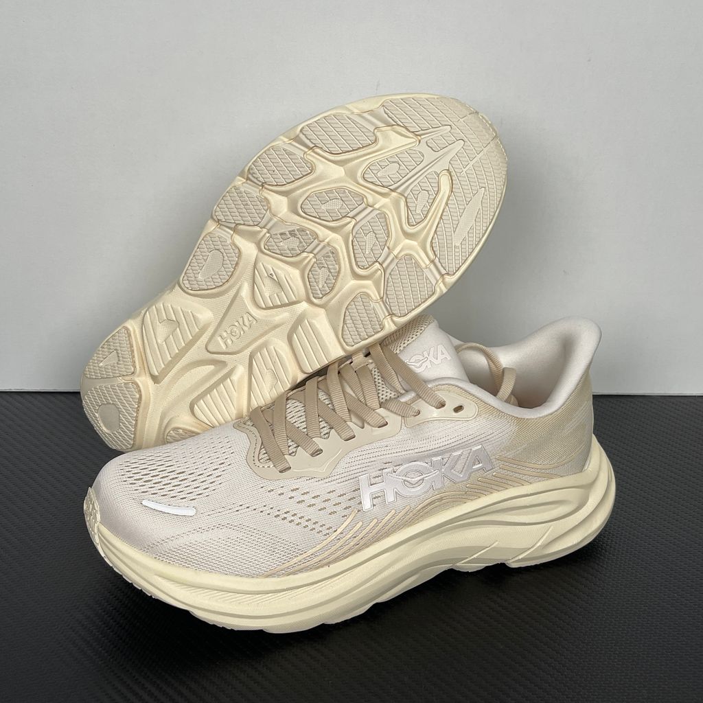 HOKA Clifton 11 1176573-ALK Alabaster Oat Milk Shoes