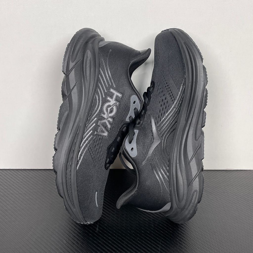 HOKA Clifton 11 1176572-BBLC Black Black Men's Shoes