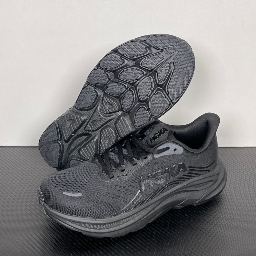 HOKA Clifton 11 1176572-BBLC Black Black Men's Shoes