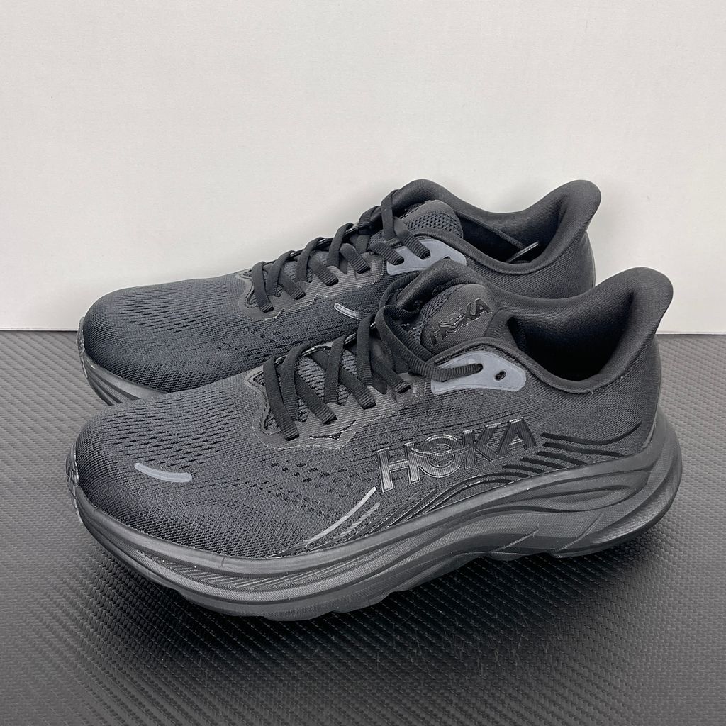 HOKA Clifton 11 1176572-BBLC Black Black Men's Shoes