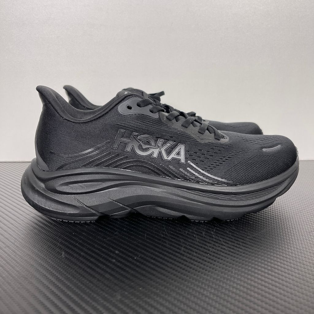 HOKA Clifton 11 1176572-BBLC Black Black Men's Shoes