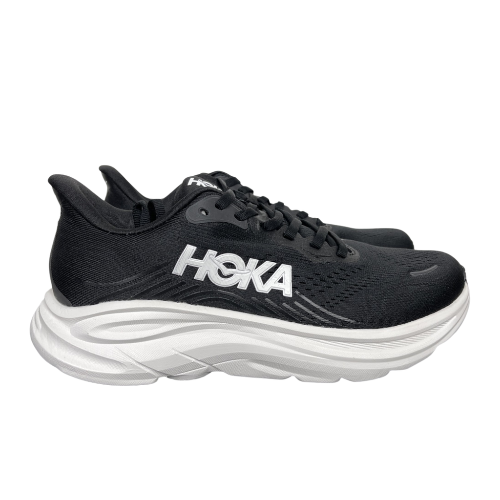 HOKA Clifton 11 1176572-BWHT Black White Men's Shoes
