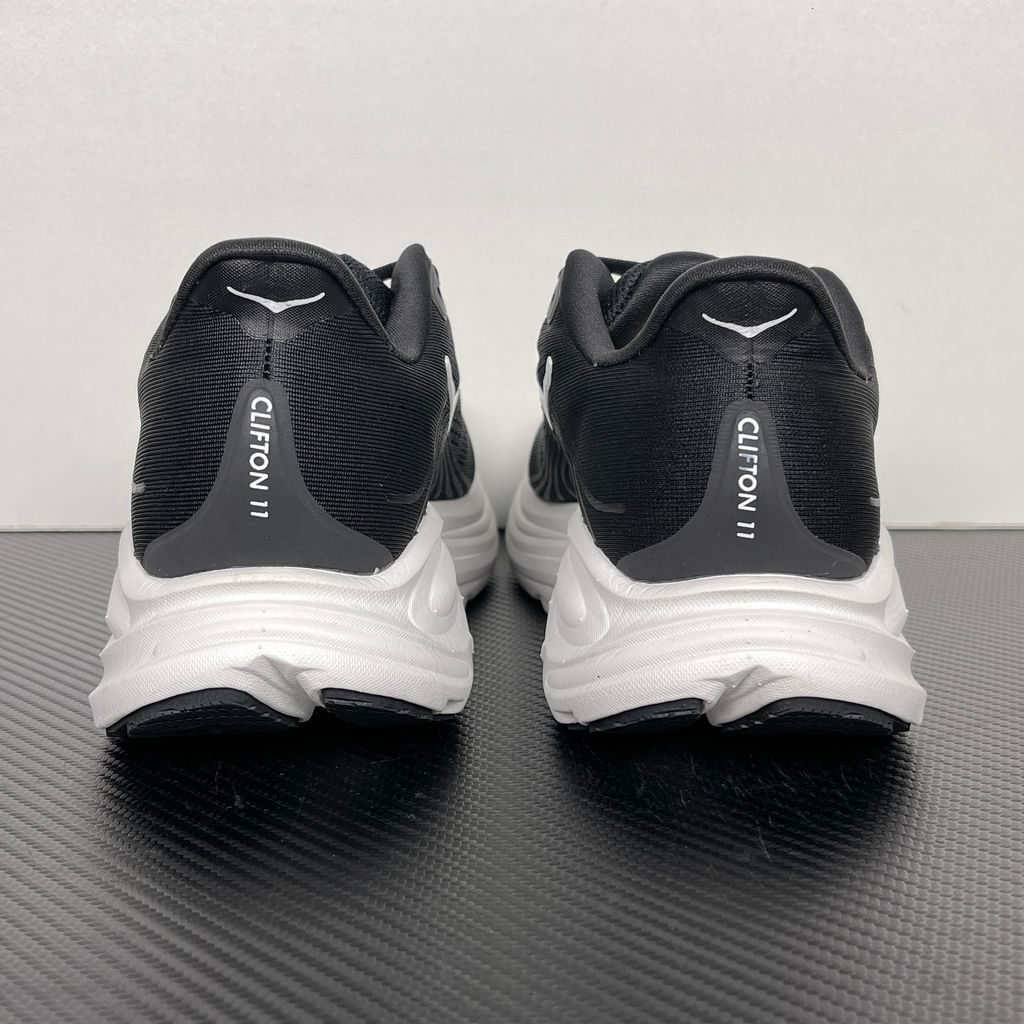 HOKA Clifton 11 1176572-BWHT Black White Men's Shoes