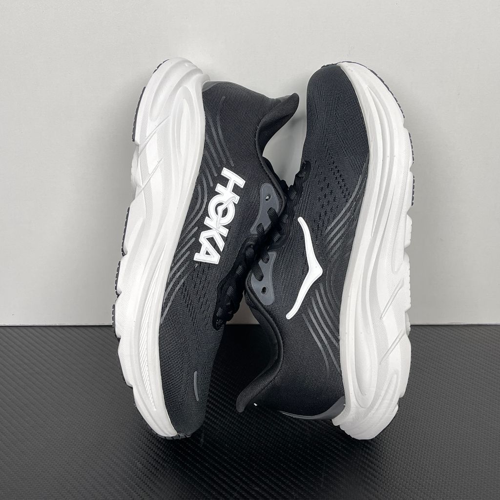 HOKA Clifton 11 1176572-BWHT Black White Men's Shoes