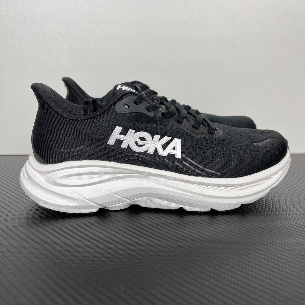 HOKA Clifton 11 1176572-BWHT Black White Men's Shoes