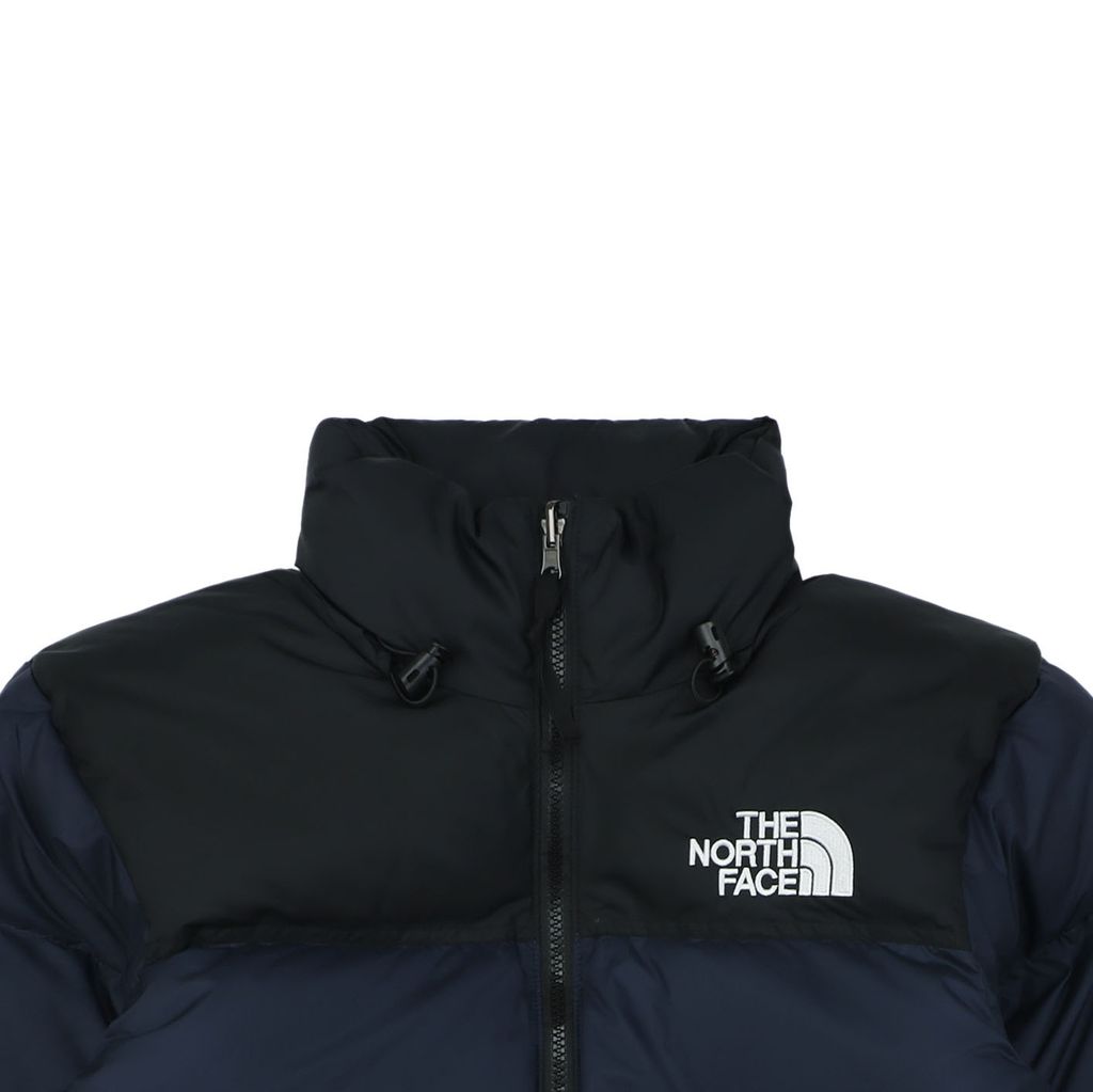The North Face 1996 700 fill down jacket navy 40D nylon water repellent wind resistant puffer 350g down fill YKK zipper sizes XS-XXL