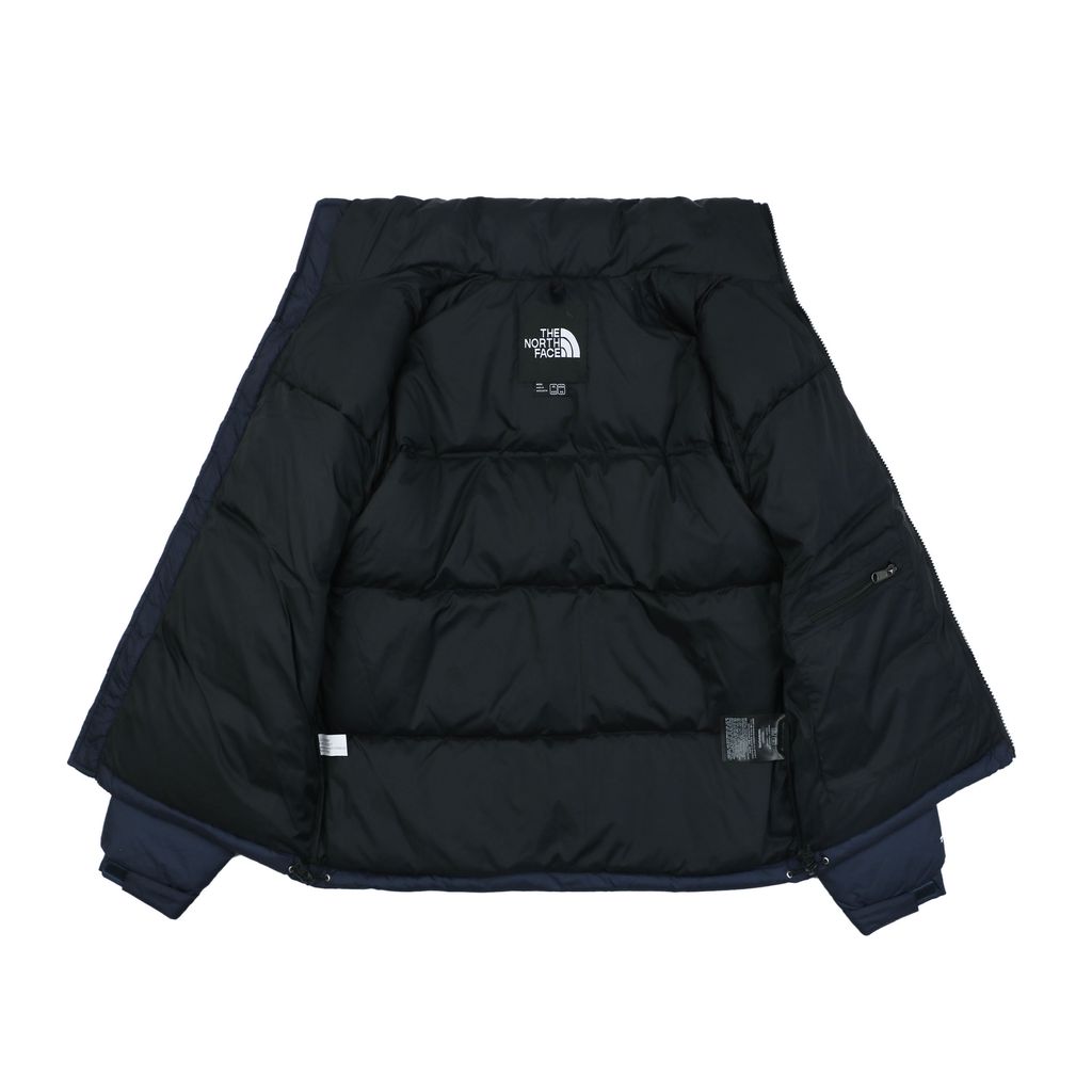The North Face 1996 700 fill down jacket navy 40D nylon water repellent wind resistant puffer 350g down fill YKK zipper sizes XS-XXL