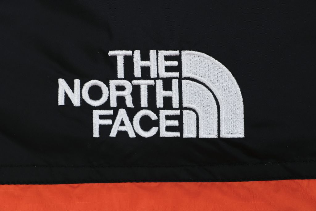 The North Face 1996 700 fill down jacket orange 40D nylon water repellent wind resistant puffer 350g down fill YKK zipper sizes XS-XXL