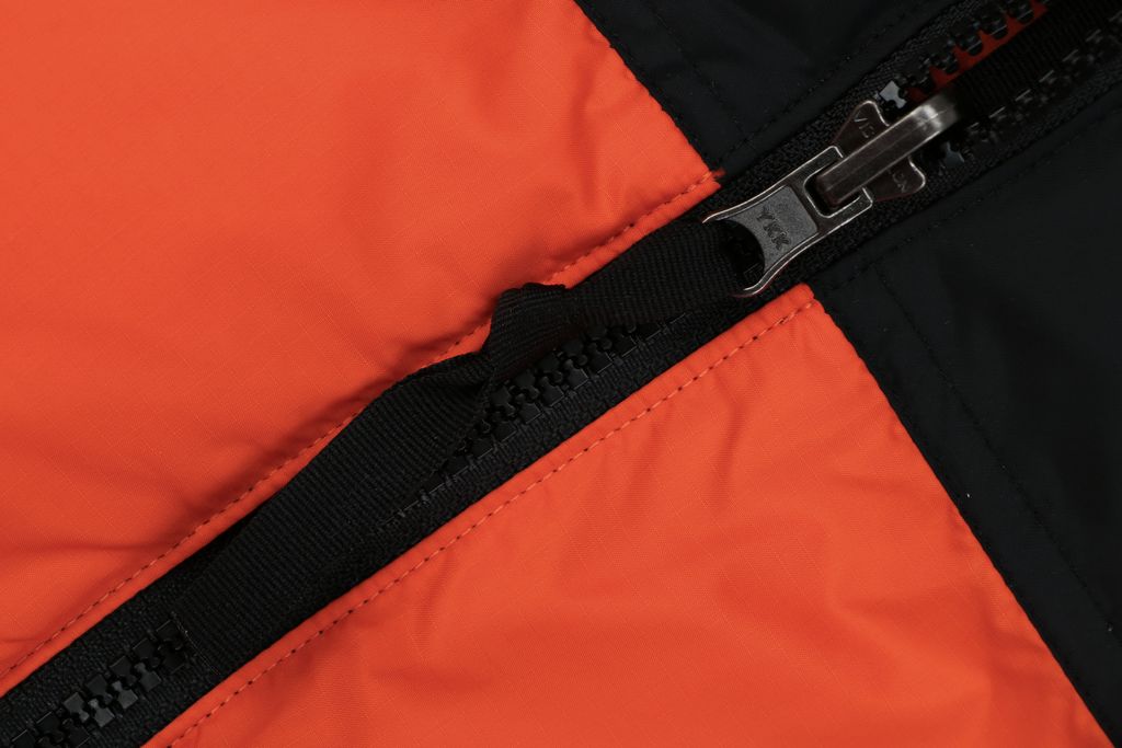 The North Face 1996 700 fill down jacket orange 40D nylon water repellent wind resistant puffer 350g down fill YKK zipper sizes XS-XXL